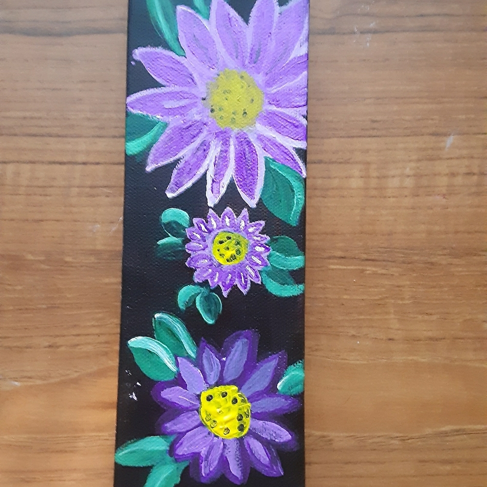 3 x 9 Flower painting